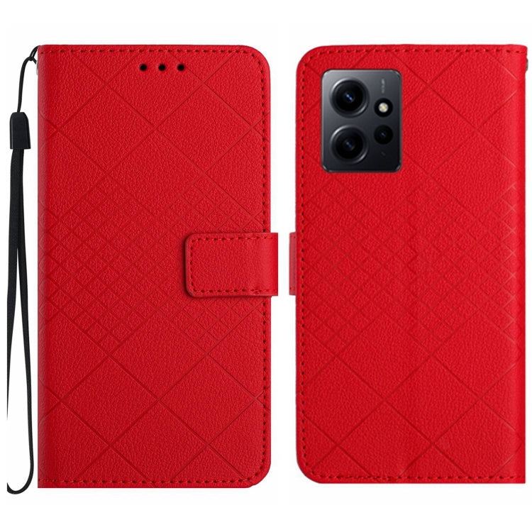Rhombic Grid Texture Leather Phone Case, For Xiaomi Redmi Note 12 4G Global, For Xiaomi Redmi A1 / A2, For Xiaomi Redmi 11A / Poco C55, For Xiaomi Redmi Note 12 Pro+ India, For Xiaomi Redmi Note 12 Pro India, For Xiaomi Redmi Note 12 India / Poco X5 5G...