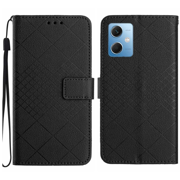 Rhombic Grid Texture Leather Phone Case, For Xiaomi Redmi Note 12 4G Global, For Xiaomi Redmi A1 / A2, For Xiaomi Redmi 11A / Poco C55, For Xiaomi Redmi Note 12 Pro+ India, For Xiaomi Redmi Note 12 Pro India, For Xiaomi Redmi Note 12 India / Poco X5 5G...