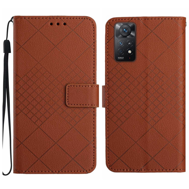 Rhombic Grid Texture Leather Phone Case, For Xiaomi Redmi 12 4G / 5G / Poco M6 Pro 5G, For Xiaomi 13T, For Xiaomi Poco F5, For Xiaomi Poco F5 Pro, For Xiaomi Redmi Note 11 Global / 11S / 12S, For Xiaomi Redmi A1+/ A2+/Poco C50 4G                       ...