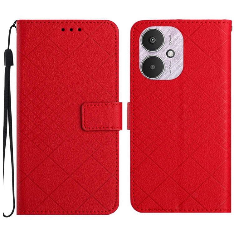 Rhombic Grid Texture Leather Phone Case, For Xiaomi Redmi 13 4G Global / 5G Global, For Xiaomi Redmi A3, For Xiaomi Redmi Note 13 4G Global, For Xiaomi Redmi 13C 5G, For Xiaomi 14 Ultra, For Xiaomi 14 Pro, For Xiaomi 14, For Xiaomi Redmi 13C 4G
