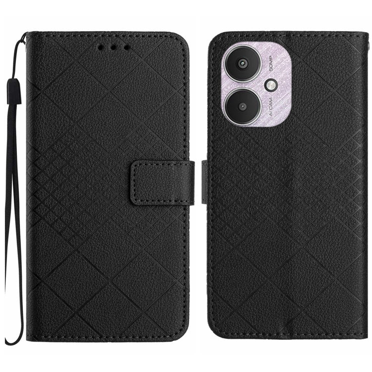 Rhombic Grid Texture Leather Phone Case, For Xiaomi Redmi 13 4G Global / 5G Global, For Xiaomi Redmi A3, For Xiaomi Redmi Note 13 4G Global, For Xiaomi Redmi 13C 5G, For Xiaomi 14 Ultra, For Xiaomi 14 Pro, For Xiaomi 14, For Xiaomi Redmi 13C 4G