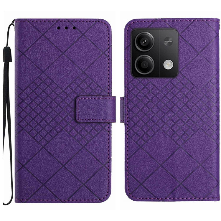 Rhombic Grid Texture Leather Phone Case, For Xiaomi Redmi 13 4G Global / 5G Global, For Xiaomi Redmi A3, For Xiaomi Redmi Note 13 4G Global, For Xiaomi Redmi 13C 5G, For Xiaomi 14 Ultra, For Xiaomi 14 Pro, For Xiaomi 14, For Xiaomi Redmi 13C 4G