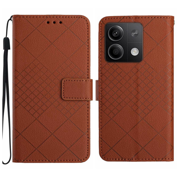 Rhombic Grid Texture Leather Phone Case, For Xiaomi Redmi 13 4G Global / 5G Global, For Xiaomi Redmi A3, For Xiaomi Redmi Note 13 4G Global, For Xiaomi Redmi 13C 5G, For Xiaomi 14 Ultra, For Xiaomi 14 Pro, For Xiaomi 14, For Xiaomi Redmi 13C 4G