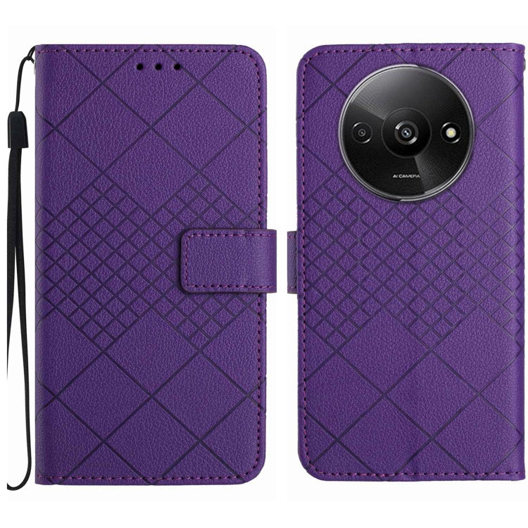 Rhombic Grid Texture Leather Phone Case, For Xiaomi Redmi 13 4G Global / 5G Global, For Xiaomi Redmi A3, For Xiaomi Redmi Note 13 4G Global, For Xiaomi Redmi 13C 5G, For Xiaomi 14 Ultra, For Xiaomi 14 Pro, For Xiaomi 14, For Xiaomi Redmi 13C 4G