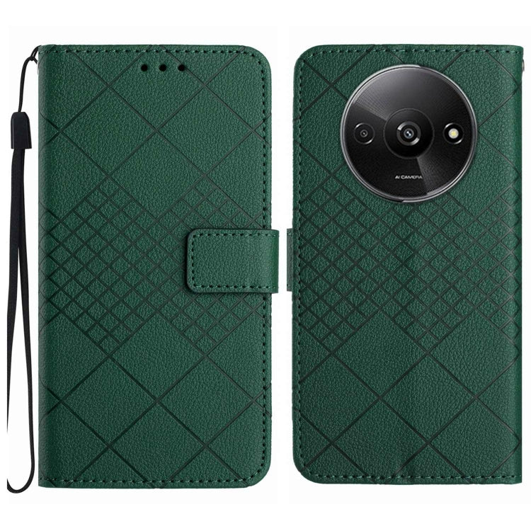 Rhombic Grid Texture Leather Phone Case, For Xiaomi Redmi 13 4G Global / 5G Global, For Xiaomi Redmi A3, For Xiaomi Redmi Note 13 4G Global, For Xiaomi Redmi 13C 5G, For Xiaomi 14 Ultra, For Xiaomi 14 Pro, For Xiaomi 14, For Xiaomi Redmi 13C 4G