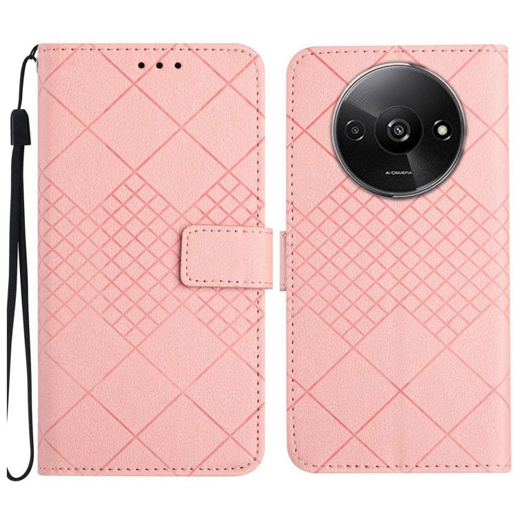 Rhombic Grid Texture Leather Phone Case, For Xiaomi Redmi 13 4G Global / 5G Global, For Xiaomi Redmi A3, For Xiaomi Redmi Note 13 4G Global, For Xiaomi Redmi 13C 5G, For Xiaomi 14 Ultra, For Xiaomi 14 Pro, For Xiaomi 14, For Xiaomi Redmi 13C 4G