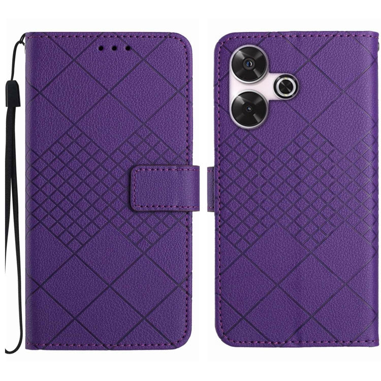 Rhombic Grid Texture Leather Phone Case, For Xiaomi Redmi 13 4G Global / 5G Global, For Xiaomi Redmi A3, For Xiaomi Redmi Note 13 4G Global, For Xiaomi Redmi 13C 5G, For Xiaomi 14 Ultra, For Xiaomi 14 Pro, For Xiaomi 14, For Xiaomi Redmi 13C 4G