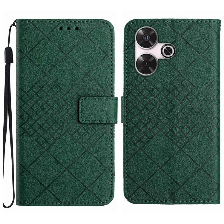 Rhombic Grid Texture Leather Phone Case, For Xiaomi Redmi 13 4G Global / 5G Global, For Xiaomi Redmi A3, For Xiaomi Redmi Note 13 4G Global, For Xiaomi Redmi 13C 5G, For Xiaomi 14 Ultra, For Xiaomi 14 Pro, For Xiaomi 14, For Xiaomi Redmi 13C 4G