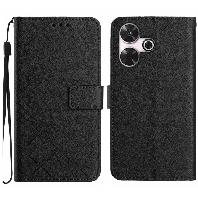 Rhombic Grid Texture Leather Phone Case, For Xiaomi Redmi 13 4G Global / 5G Global, For Xiaomi Redmi A3, For Xiaomi Redmi Note 13 4G Global, For Xiaomi Redmi 13C 5G, For Xiaomi 14 Ultra, For Xiaomi 14 Pro, For Xiaomi 14, For Xiaomi Redmi 13C 4G