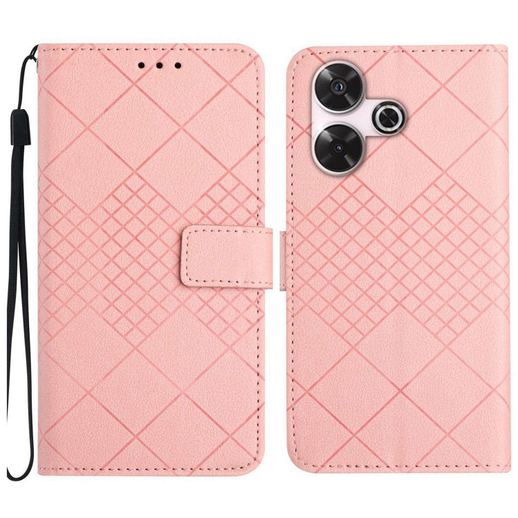 Rhombic Grid Texture Leather Phone Case, For Xiaomi Redmi 13 4G Global / 5G Global, For Xiaomi Redmi A3, For Xiaomi Redmi Note 13 4G Global, For Xiaomi Redmi 13C 5G, For Xiaomi 14 Ultra, For Xiaomi 14 Pro, For Xiaomi 14, For Xiaomi Redmi 13C 4G