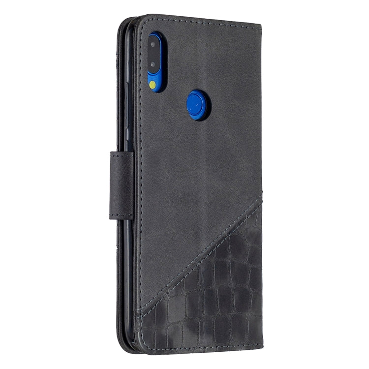 Matching Color Crocodile Texture Horizontal Flip PU Leather Case with Wallet & Holder & Card Slots, For Xiaomi Redmi Note 7, For Xiaomi Redmi Note 9 Pro