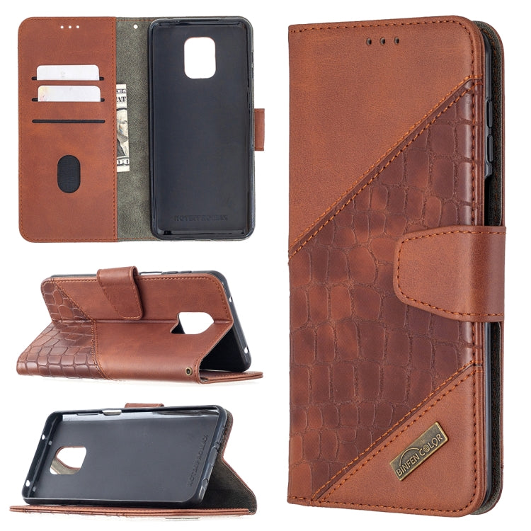 Matching Color Crocodile Texture Horizontal Flip PU Leather Case with Wallet & Holder & Card Slots, For Xiaomi Redmi Note 7, For Xiaomi Redmi Note 9 Pro