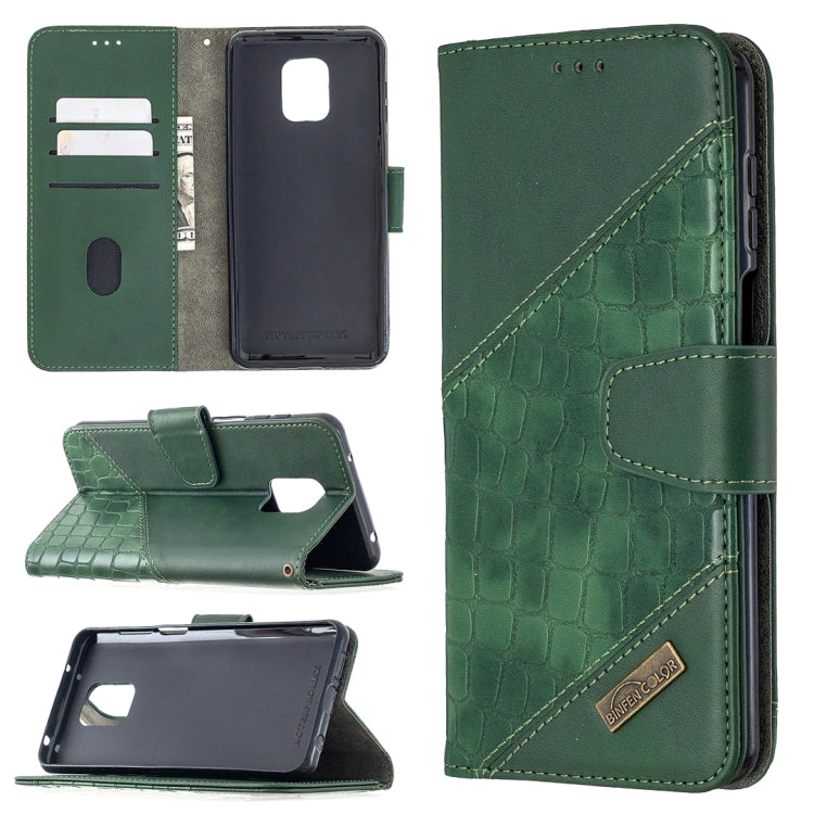 Matching Color Crocodile Texture Horizontal Flip PU Leather Case with Wallet & Holder & Card Slots, For Xiaomi Redmi Note 7, For Xiaomi Redmi Note 9 Pro