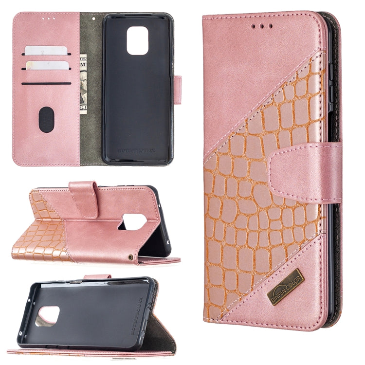 Matching Color Crocodile Texture Horizontal Flip PU Leather Case with Wallet & Holder & Card Slots, For Xiaomi Redmi Note 7, For Xiaomi Redmi Note 9 Pro