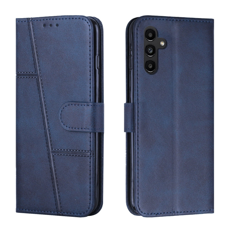Stitching Calf Texture Buckle Leather Phone Case, For Samsung Galaxy A05s