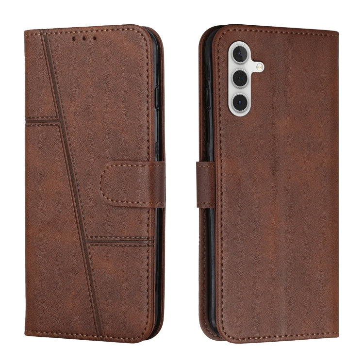 Stitching Calf Texture Buckle Leather Phone Case, For Samsung Galaxy M55 / C55, For Samsung Galaxy M15 / F15, For Samsung Galaxy Xcover 7, ForSamsung Galaxy S24 Ultra, For Samsung Galaxy S24+, For Samsung Galaxy S24, For Samsung Galaxy A15             ...