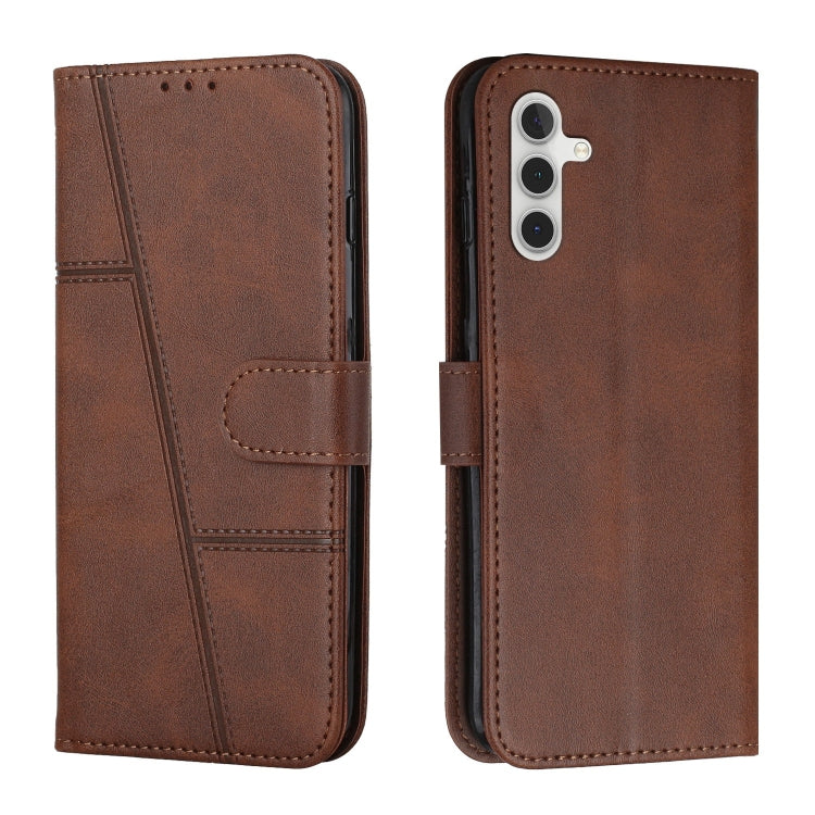 Stitching Calf Texture Buckle Leather Phone Case, For Samsung Galaxy M55 / C55, For Samsung Galaxy M15 / F15, For Samsung Galaxy Xcover 7, ForSamsung Galaxy S24 Ultra, For Samsung Galaxy S24+, For Samsung Galaxy S24, For Samsung Galaxy A15             ...
