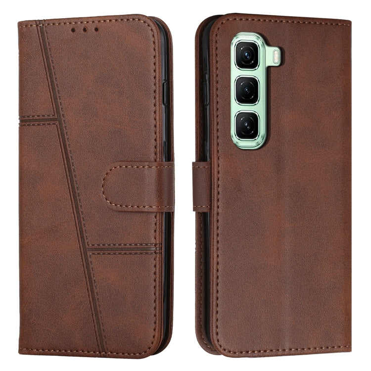 Stitching Calf Texture Buckle Leather Phone Case, For Infinix Note 50s, For Infinix Note 50x, For Infinix Note 50 Pro+, For Infinix Note 50 4G / 50 Pro 4G, For Infinix Hot 50 Pro 4G, For Infinix Hot 50i, For Infinix Hot 50 Pro+ 4G, For Infinix Hot 50 4G
