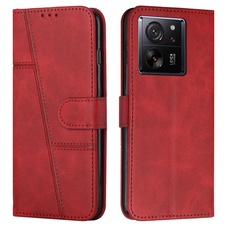 Stitching Calf Texture Buckle Leather Phone Case, For Xiaomi 14 pro, For Xiaomi 13T / Xiaomi 13T Pro, For Xiaomi 14, For Xiaomi Redmi Note 13, For Xiaomi Redmi 13C, For Xiaomi Redmi Note 13 pro+, For Xiaomi Redmi Note 13 pro