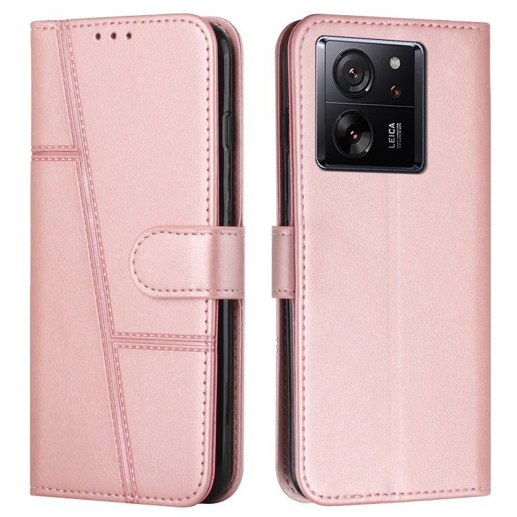 Stitching Calf Texture Buckle Leather Phone Case, For Xiaomi 14 pro, For Xiaomi 13T / Xiaomi 13T Pro, For Xiaomi 14, For Xiaomi Redmi Note 13, For Xiaomi Redmi 13C, For Xiaomi Redmi Note 13 pro+, For Xiaomi Redmi Note 13 pro