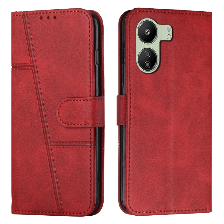 Stitching Calf Texture Buckle Leather Phone Case, For Xiaomi 13T / Xiaomi 13T Pro, For Xiaomi 14 pro, For Xiaomi 14, For Xiaomi Redmi Note 13, For Xiaomi Redmi 13C, For Xiaomi Redmi Note 13 pro+, For Xiaomi Redmi Note 13 pro