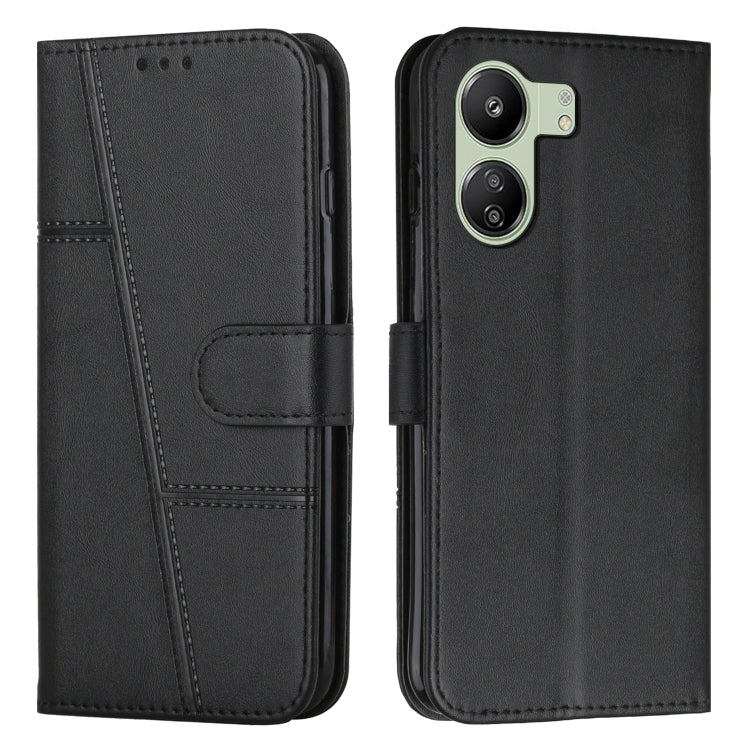 Stitching Calf Texture Buckle Leather Phone Case, For Xiaomi 13T / Xiaomi 13T Pro, For Xiaomi 14 pro, For Xiaomi 14, For Xiaomi Redmi Note 13, For Xiaomi Redmi 13C, For Xiaomi Redmi Note 13 pro+, For Xiaomi Redmi Note 13 pro