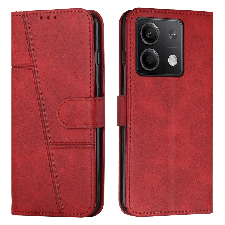 Stitching Calf Texture Buckle Leather Phone Case, For Xiaomi 13T / Xiaomi 13T Pro, For Xiaomi 14 pro, For Xiaomi 14, For Xiaomi Redmi Note 13, For Xiaomi Redmi 13C, For Xiaomi Redmi Note 13 pro+, For Xiaomi Redmi Note 13 pro