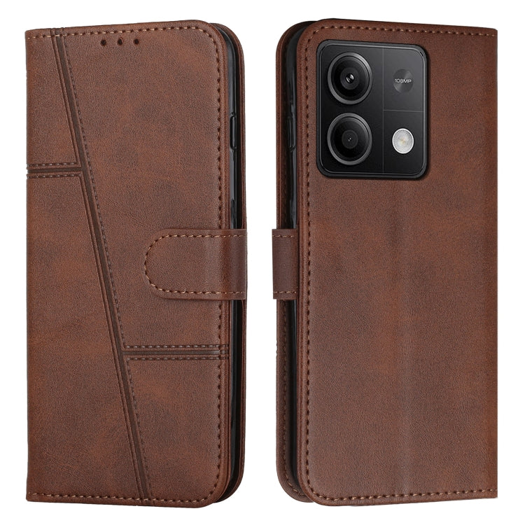 Stitching Calf Texture Buckle Leather Phone Case, For Xiaomi 13T / Xiaomi 13T Pro, For Xiaomi 14 pro, For Xiaomi 14, For Xiaomi Redmi Note 13, For Xiaomi Redmi 13C, For Xiaomi Redmi Note 13 pro+, For Xiaomi Redmi Note 13 pro