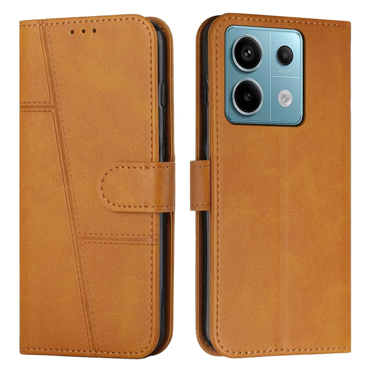 Stitching Calf Texture Buckle Leather Phone Case, For Xiaomi 13T / Xiaomi 13T Pro, For Xiaomi 14 pro, For Xiaomi 14, For Xiaomi Redmi Note 13, For Xiaomi Redmi 13C, For Xiaomi Redmi Note 13 pro+, For Xiaomi Redmi Note 13 pro