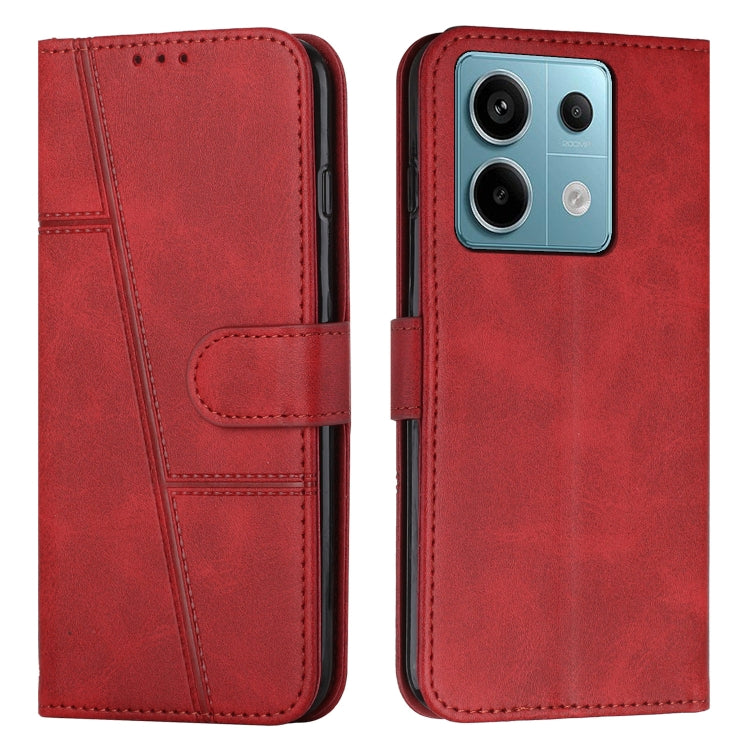 Stitching Calf Texture Buckle Leather Phone Case, For Xiaomi 13T / Xiaomi 13T Pro, For Xiaomi 14 pro, For Xiaomi 14, For Xiaomi Redmi Note 13, For Xiaomi Redmi 13C, For Xiaomi Redmi Note 13 pro+, For Xiaomi Redmi Note 13 pro