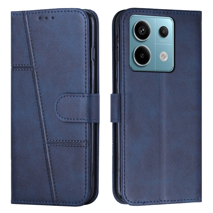 Stitching Calf Texture Buckle Leather Phone Case, For Xiaomi 13T / Xiaomi 13T Pro, For Xiaomi 14 pro, For Xiaomi 14, For Xiaomi Redmi Note 13, For Xiaomi Redmi 13C, For Xiaomi Redmi Note 13 pro+, For Xiaomi Redmi Note 13 pro