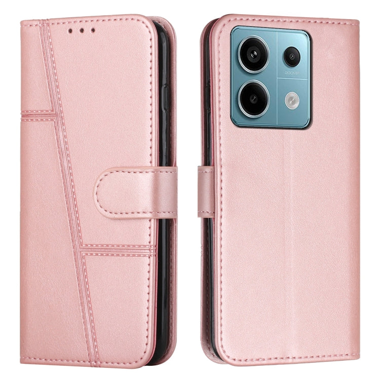 Stitching Calf Texture Buckle Leather Phone Case, For Xiaomi 13T / Xiaomi 13T Pro, For Xiaomi 14 pro, For Xiaomi 14, For Xiaomi Redmi Note 13, For Xiaomi Redmi 13C, For Xiaomi Redmi Note 13 pro+, For Xiaomi Redmi Note 13 pro
