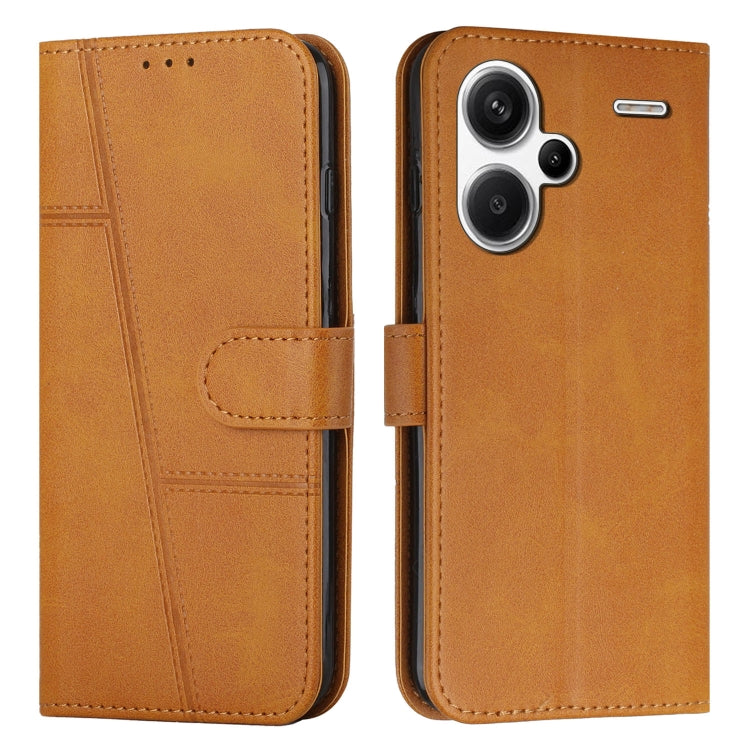 Stitching Calf Texture Buckle Leather Phone Case, For Xiaomi 13T / Xiaomi 13T Pro, For Xiaomi 14 pro, For Xiaomi 14, For Xiaomi Redmi Note 13, For Xiaomi Redmi 13C, For Xiaomi Redmi Note 13 pro+, For Xiaomi Redmi Note 13 pro