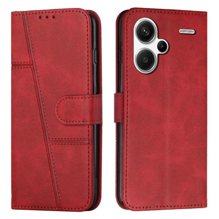Stitching Calf Texture Buckle Leather Phone Case, For Xiaomi 13T / Xiaomi 13T Pro, For Xiaomi 14 pro, For Xiaomi 14, For Xiaomi Redmi Note 13, For Xiaomi Redmi 13C, For Xiaomi Redmi Note 13 pro+, For Xiaomi Redmi Note 13 pro