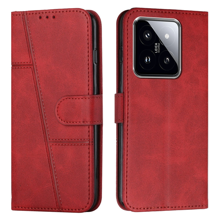 Stitching Calf Texture Buckle Leather Phone Case, For Xiaomi 14 pro, For Xiaomi 13T / Xiaomi 13T Pro, For Xiaomi 14, For Xiaomi Redmi Note 13, For Xiaomi Redmi 13C, For Xiaomi Redmi Note 13 pro+, For Xiaomi Redmi Note 13 pro
