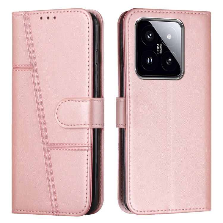 Stitching Calf Texture Buckle Leather Phone Case, For Xiaomi 14 pro, For Xiaomi 13T / Xiaomi 13T Pro, For Xiaomi 14, For Xiaomi Redmi Note 13, For Xiaomi Redmi 13C, For Xiaomi Redmi Note 13 pro+, For Xiaomi Redmi Note 13 pro