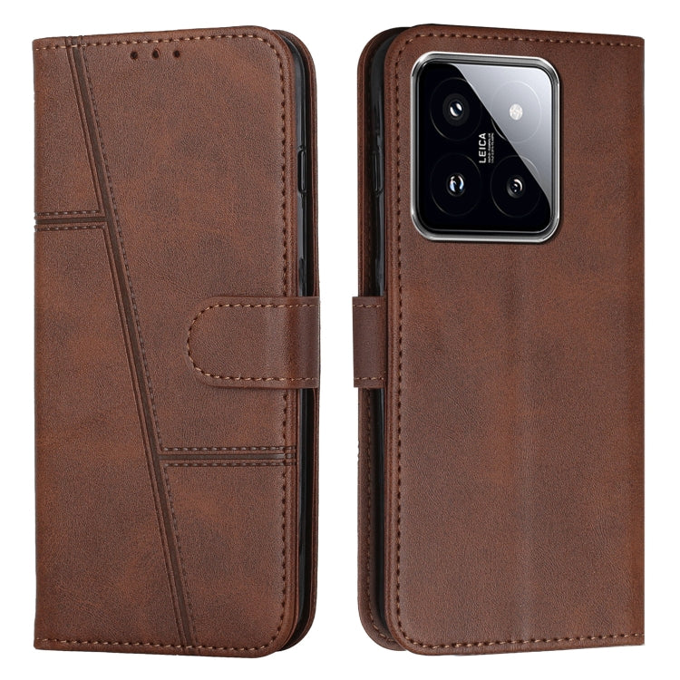 Stitching Calf Texture Buckle Leather Phone Case, For Xiaomi 14 pro, For Xiaomi 13T / Xiaomi 13T Pro, For Xiaomi 14, For Xiaomi Redmi Note 13, For Xiaomi Redmi 13C, For Xiaomi Redmi Note 13 pro+, For Xiaomi Redmi Note 13 pro