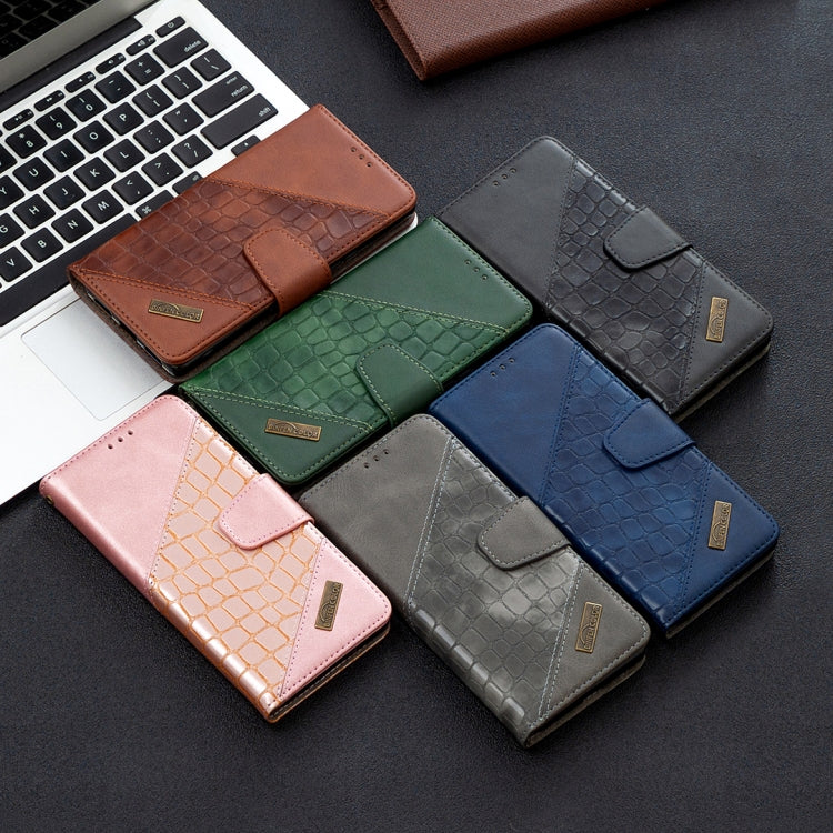 Matching Color Crocodile Texture Horizontal Flip PU Leather Case with Wallet & Holder & Card Slots, For Nokia 1.3, For Sony Xperia L4
