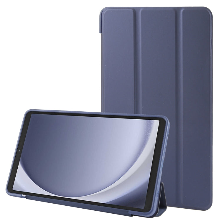 Tri-fold Holder Horizontal Flip TPU Leather Tablet Case, For Samsung Galaxy Tab A11+ / A9+, For Samsung Galaxy Tab A11 / A9