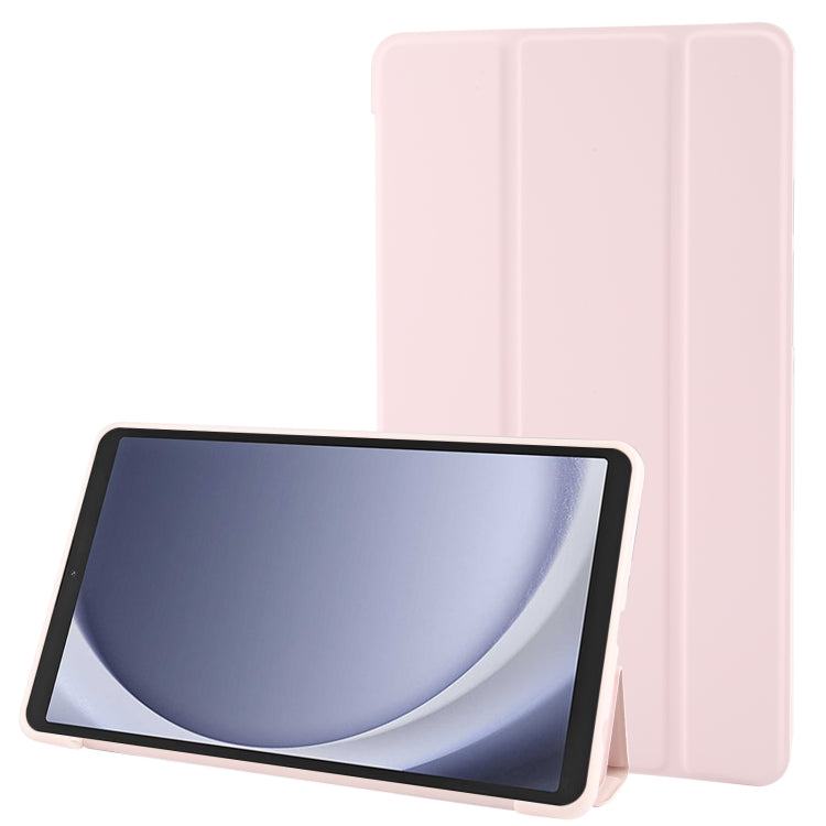 Tri-fold Holder Horizontal Flip TPU Leather Tablet Case, For Samsung Galaxy Tab A11+ / A9+, For Samsung Galaxy Tab A11 / A9