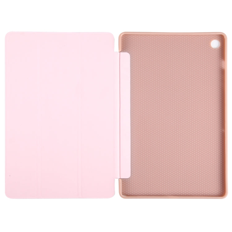 Tri-fold Holder Horizontal Flip TPU Leather Tablet Case, For Samsung Galaxy Tab A11+ / A9+, For Samsung Galaxy Tab A11 / A9