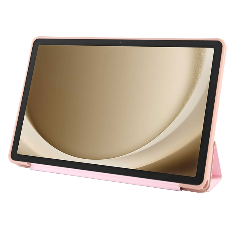 Tri-fold Holder Horizontal Flip TPU Leather Tablet Case, For Samsung Galaxy Tab A11+ / A9+, For Samsung Galaxy Tab A11 / A9