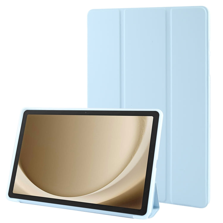 Tri-fold Holder Horizontal Flip TPU Leather Tablet Case, For Samsung Galaxy Tab A11+ / A9+, For Samsung Galaxy Tab A11 / A9