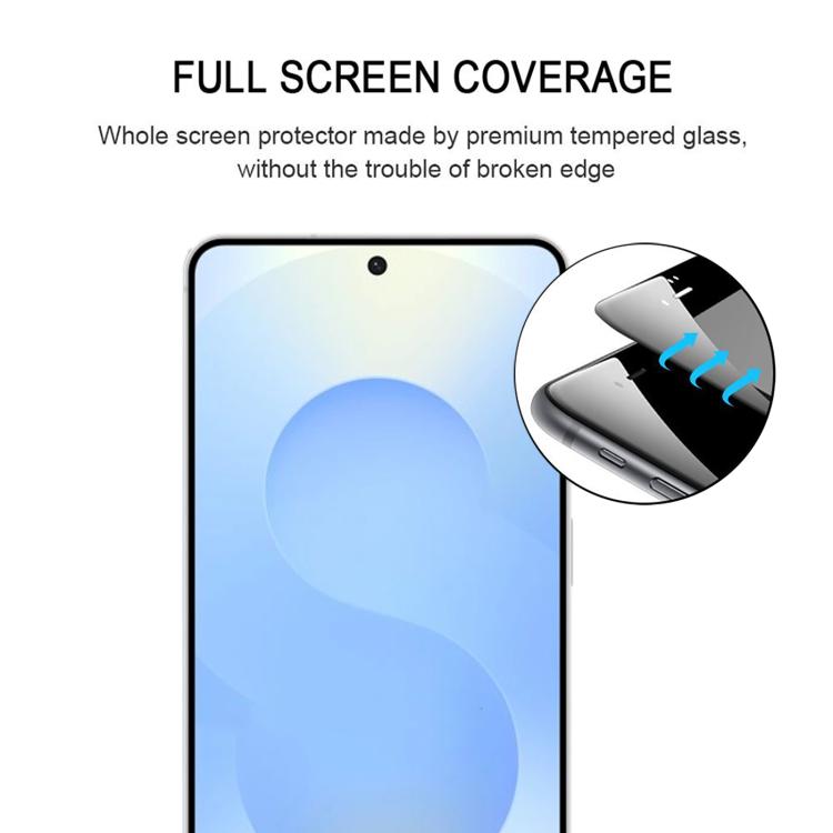 Full Glue Screen Tempered Glass Film, Support Fingerprint Unlocking, For Samsung Galaxy S26+ 5G, For Samsung Galaxy S26 Edge 5G, For Samsung Galaxy S26 Ultra 5G, For Samsung Galaxy S26 5G, For Samsung Galaxy S25 Edge 5G, For Samsung Galaxy S25 5G      ...