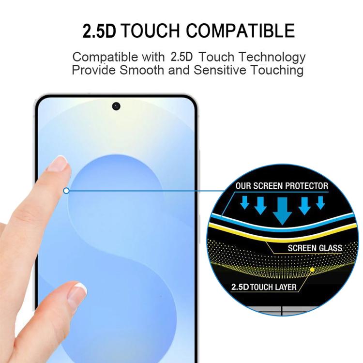 Full Glue Screen Tempered Glass Film, Support Fingerprint Unlocking, For Samsung Galaxy S26+ 5G, For Samsung Galaxy S26 Edge 5G, For Samsung Galaxy S26 Ultra 5G, For Samsung Galaxy S26 5G, For Samsung Galaxy S25 Edge 5G, For Samsung Galaxy S25 5G      ...