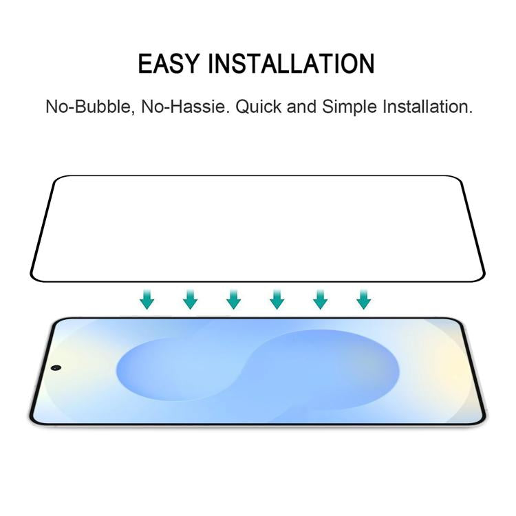 Full Glue Screen Tempered Glass Film, Support Fingerprint Unlocking, For Samsung Galaxy S26+ 5G, For Samsung Galaxy S26 Edge 5G, For Samsung Galaxy S26 Ultra 5G, For Samsung Galaxy S26 5G, For Samsung Galaxy S25 Edge 5G, For Samsung Galaxy S25 5G      ...