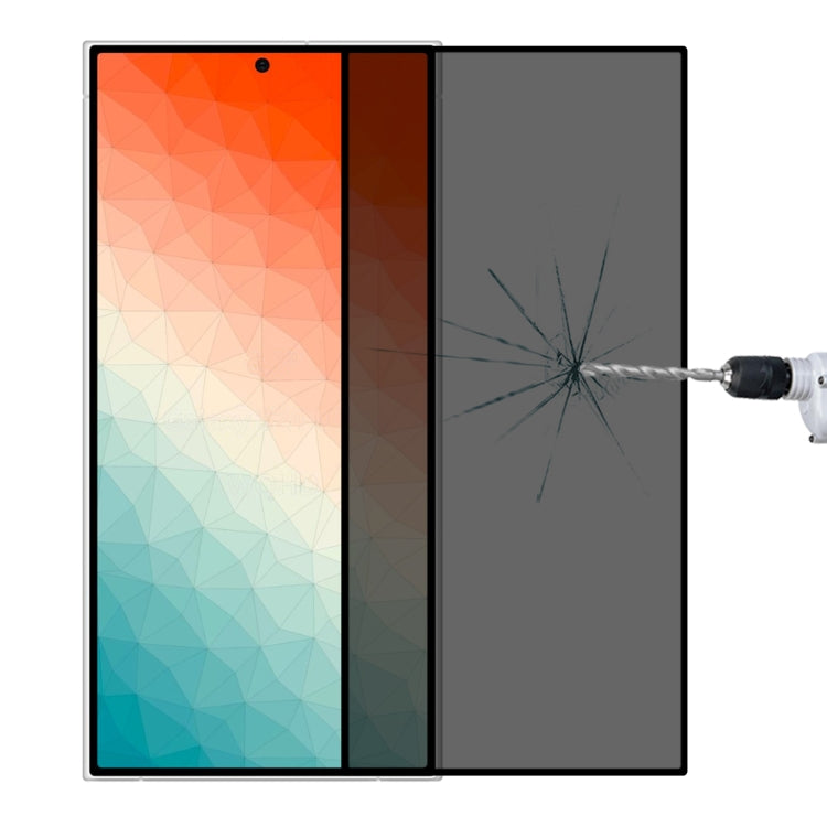 Full Cover Anti-peeping Tempered Glass Film, Support Fingerprint Unlocking, For Samsung Galaxy S26+ 5G, For Samsung Galaxy S26 Edge 5G, For Samsung Galaxy S26 Ultra 5G, For Samsung Galaxy S26 5G, For Samsung Galaxy S25 Edge 5G, For Samsung Galaxy S25 5...