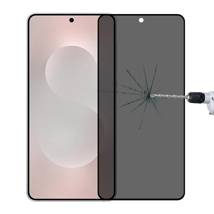 Full Cover Anti-peeping Tempered Glass Film, Support Fingerprint Unlocking, For Samsung Galaxy S26+ 5G, For Samsung Galaxy S26 Edge 5G, For Samsung Galaxy S26 Ultra 5G, For Samsung Galaxy S26 5G, For Samsung Galaxy S25 Edge 5G, For Samsung Galaxy S25 5...