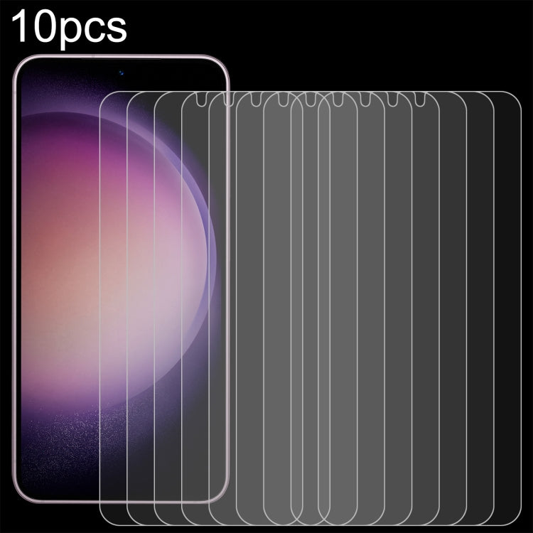 10pcs 0.18mm 9H 2.5D Tempered Glass Film, Support Fingerprint Unlocking, For Samsung Galaxy S26+ 5G, For Samsung Galaxy S26 Edge 5G, For Samsung Galaxy S26 Ultra 5G, For Samsung Galaxy S26 5G, For Samsung Galaxy S25 Edge 5G, For Samsung Galaxy S25 5G  ...