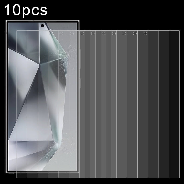 10pcs 0.18mm 9H 2.5D Tempered Glass Film, Support Fingerprint Unlocking, For Samsung Galaxy S26+ 5G, For Samsung Galaxy S26 Edge 5G, For Samsung Galaxy S26 Ultra 5G, For Samsung Galaxy S26 5G, For Samsung Galaxy S25 Edge 5G, For Samsung Galaxy S25 5G  ...